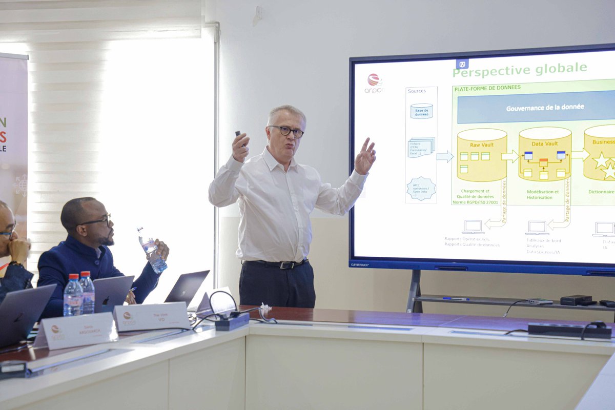 ARPCECongo's tweet image. Les membres du Comité de Direction de l’ARPCE ont pris part ce mercredi 17 septembre 2025 à une formation sur la Data Gouvernance. Au cours de cette formation les participants ont échangé sur les enjeux et objectifs de la data gouvernance ainsi que sur le projet data.
#ARPCECongo