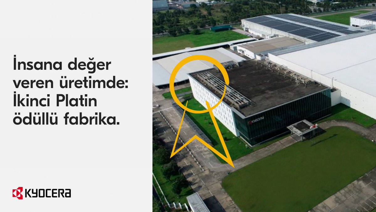 Dongguan fabrikamızın ardından şimdi de Vietnam tesisimiz, RBA’nın en prestijli ödülü olan Platin Sertifika ile taçlandırıldı.

Gücümüzü insan odaklı yönetim anlayışımızdan alıyor, geleceğe birlikte değer katıyoruz. 💪🌍

Detaylar için: bit.ly/4nDMFvE
#wearekyocera