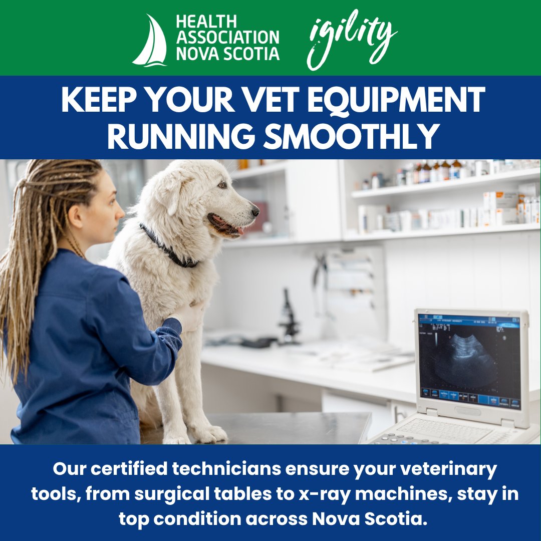 From surgical tables to x-ray machines, we help veterinary clinics across Nova Scotia stay up and running.
✔️ Certified technicians
✔️ Reliable service across NS

📩 Contact us to learn more at: TechnicalServices@healthassociation.ns.ca