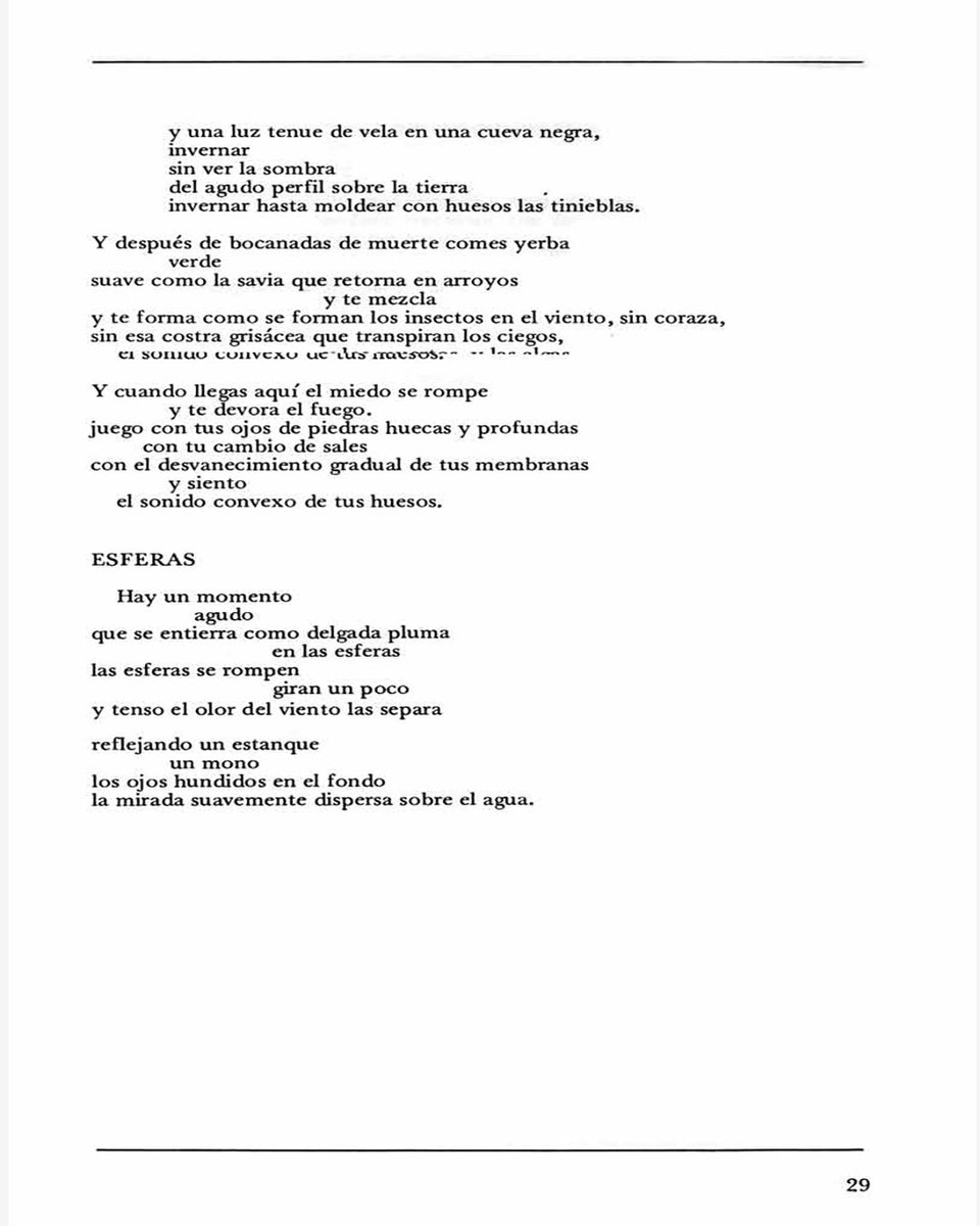 #Poesía
En el número 32-33 de 𝘗𝘶𝘯𝘵𝘰 𝘥𝘦 𝘗𝘢𝘳𝘵𝘪𝘥𝘢 (septiembre-octubre de 1972), Coral Bracho —quien entonces firmaba también con su segundo apellido, Carpizo— publicó estos poemas.