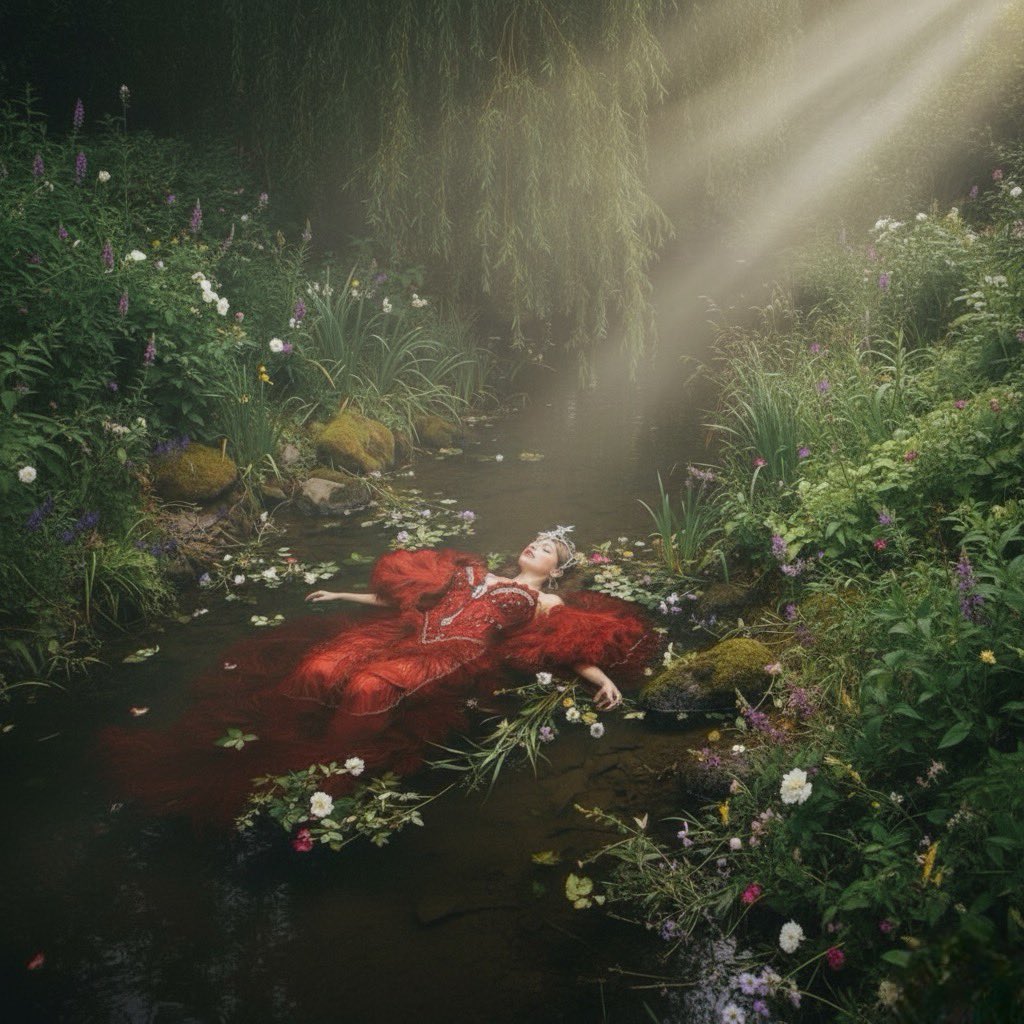 LuneKp's tweet image. #streamdebut
#TSTheLifeOfAShowGirl
Here’s my version of the Cover picture for TLOASG inspired by Ophelia. #TS12