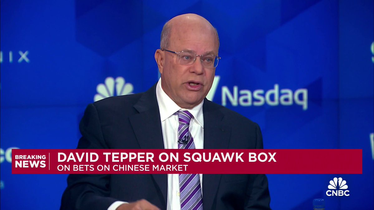 šµMARKETEVANS: "David Tepper: Allentamento eccessivo dei tassi d'interesse potrebbe portare a territori pericolosi"
