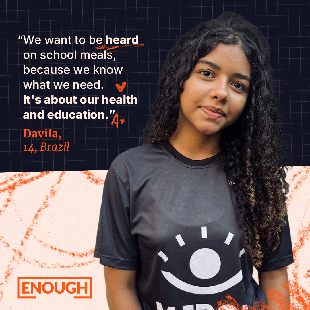 Over 1,200 children in 13 countries shared their #SchoolMeals experiences with <a href="/WorldVision/">World Vision</a>.

They have a message for leaders at the <a href="/SchoolMeals_/">School Meals Coalition</a> Summit: "Plan with us, not for us – let us be at the heart of school meals."

Read their report ➡️ wvi.org/enough/school-… #ENOUGH