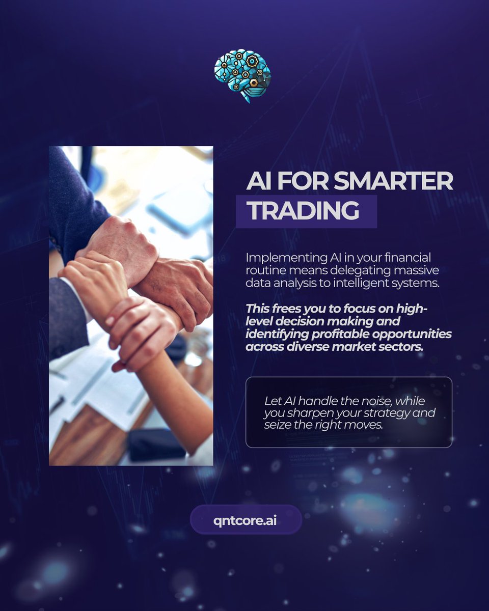 QuantCore_ai's tweet image. AI isn’t here to replace you, it’s here to empower you. 🚀

By letting AI process endless data points, you gain back time to focus on smarter decisions and spot real opportunities across the markets. 💡

Discover how at 👉 qntcore.ai 

#quantcore #smarttrading