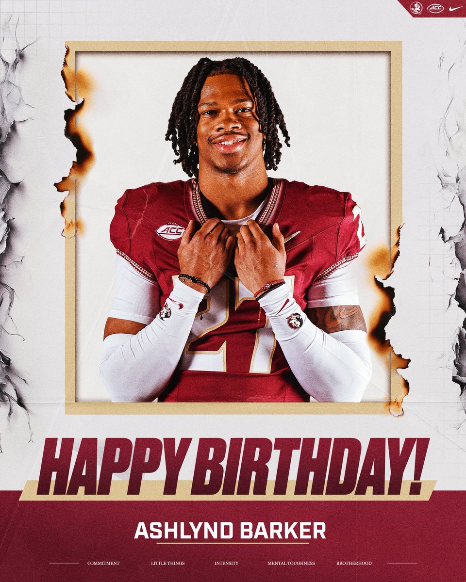 FSUFootball's tweet image. Happy birthday, Ashlynd!

@AshlyndBarker 

#NoleFamily
