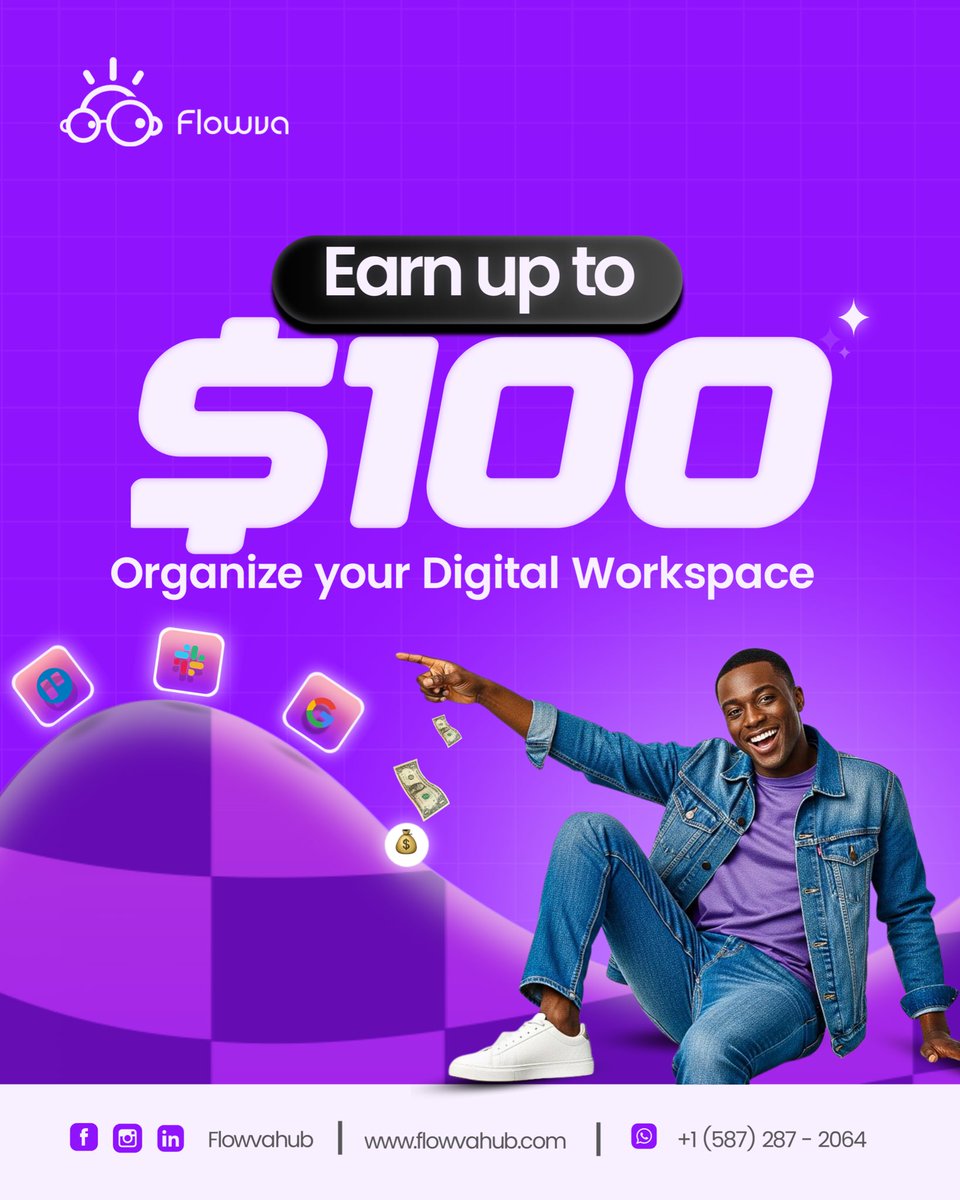 Your digital workspace can do more than just help you work, it can pay you back.

Organize smarter, stay on top of your stack, and earn along the way.

Join <a href="/FlowvaHub/">FlowvaHub</a> and get started.

#SmartTools #StackRewards #FlowwaHub #WorkSmarter #StayOrganized