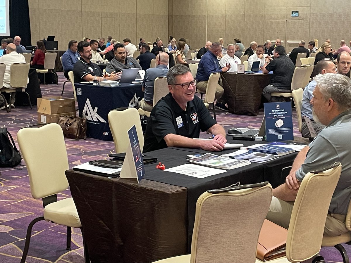 This week our awesome sales team kept the energy flowing as they met with members of the KEY Wholesaler Group at the 2025 KWGA Networking Conference in Las Vegas! ✨ Great meetings with great customers in a FAN-tastic setting. 💨

#Networking #Ventilation