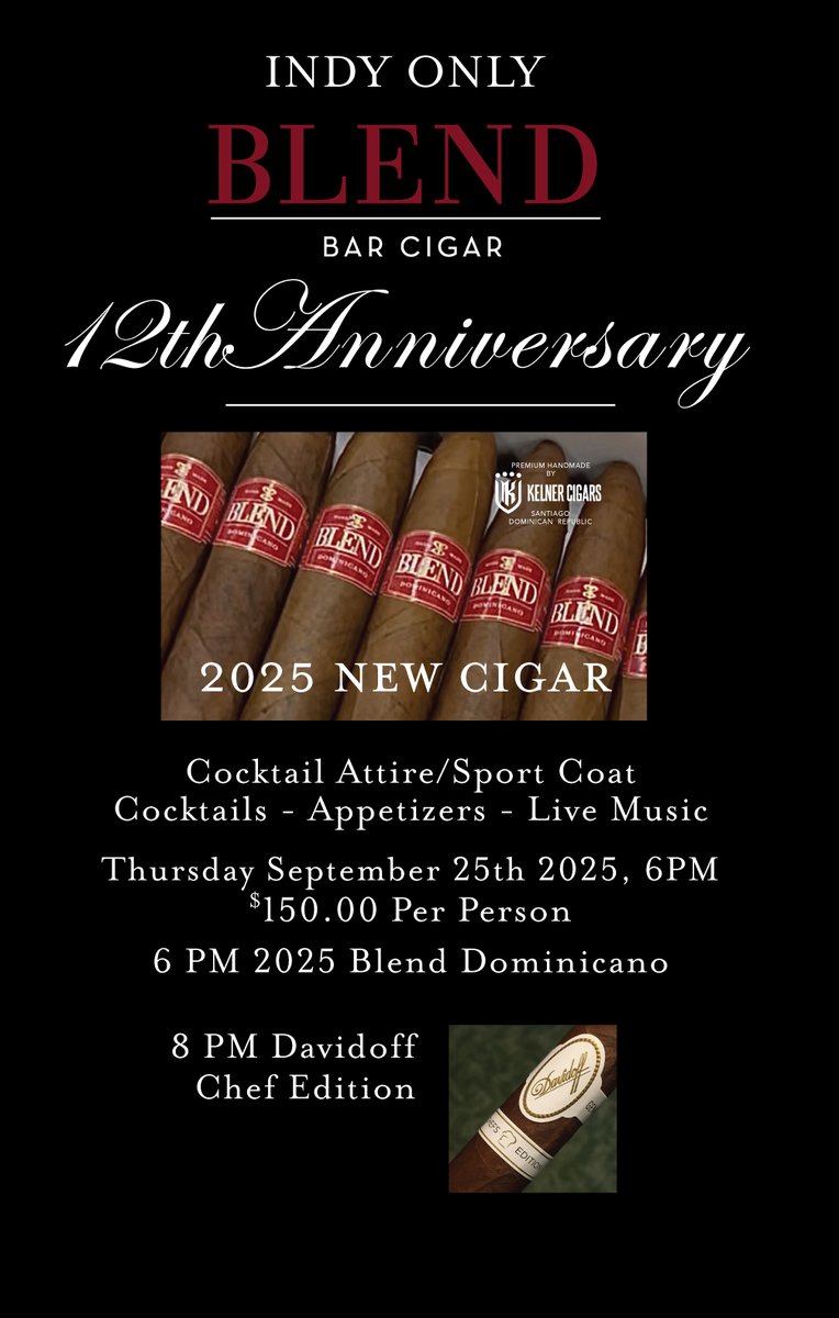 BLEND Bar Cigar tweet media