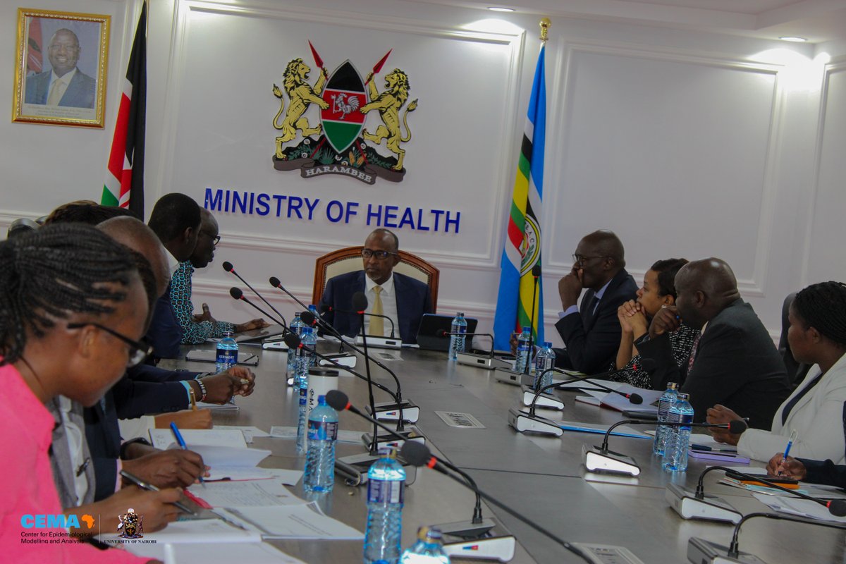 CEMA_Africa's tweet photo. Today, the Benefits Package &amp; Tariffs Advisory Panel (BPTAP) met with CS, Kenya @HonAdenDuale to review progress since its inception &amp; chart next steps. Attended by @uonbi,@MOH_Kenya , @SHAuthority, @WHOKenya &amp; @AIHDKENYA-NCDA, we’re working towards a #UHCKenya &amp; #HealthforAll https://t.co/jpMx9WydRN