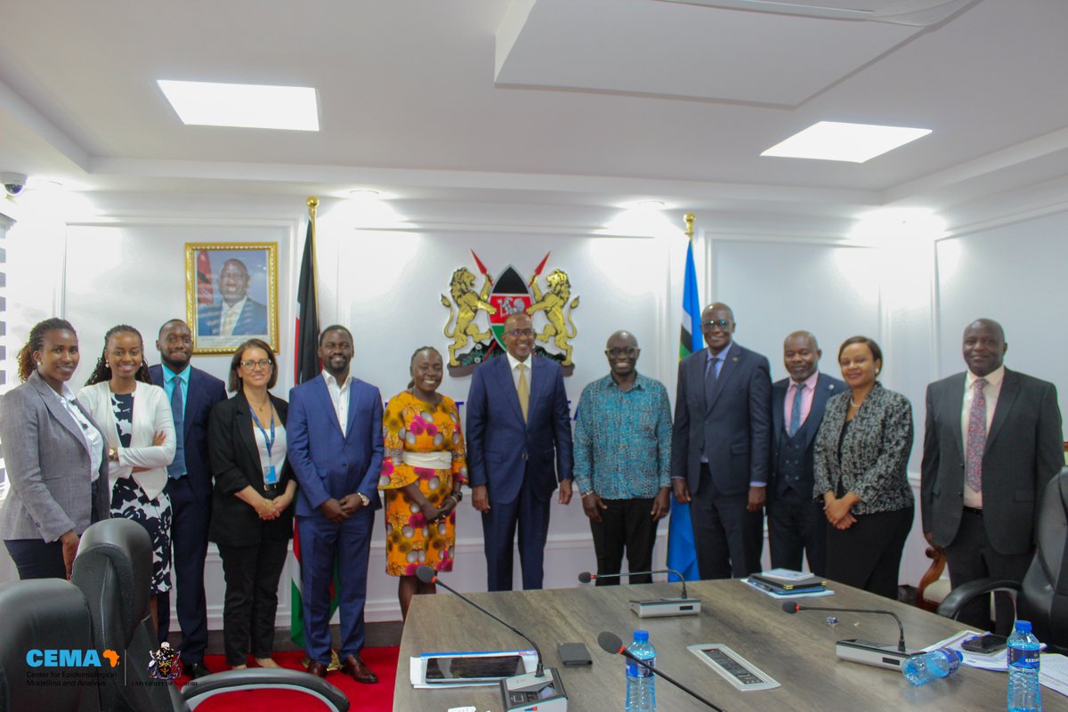 CEMA_Africa's tweet photo. Today, the Benefits Package &amp; Tariffs Advisory Panel (BPTAP) met with CS, Kenya @HonAdenDuale to review progress since its inception &amp; chart next steps. Attended by @uonbi,@MOH_Kenya , @SHAuthority, @WHOKenya &amp; @AIHDKENYA-NCDA, we’re working towards a #UHCKenya &amp; #HealthforAll https://t.co/jpMx9WydRN