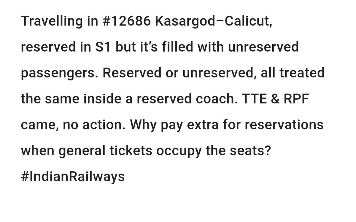 Sarath4upsc's tweet photo. @RailMinIndia @AshwiniVaishnaw @IRCTCofficial @RPFCR #IndianRailways https://t.co/WU7OzBTLMq