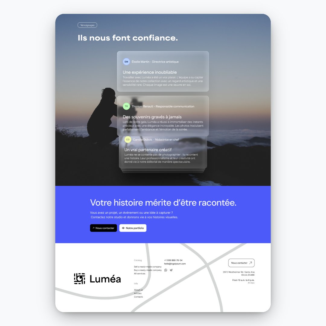 MatuiDesign's tweet image. Website reveal for a photography studio🚀
Modern  &amp;amp; conversion-focused.