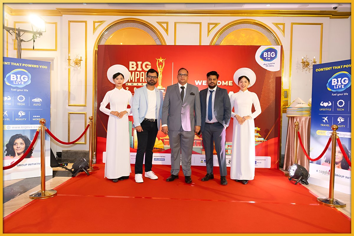FINKEDA at the Big Impact Awards 2025 

Proud moment as Mr. Manish Goyal (CMD) &amp; Mr. Rajesh Swami (Co-Founder &amp; CAO) represented Finkeda at the prestigious event in Hanoi Golden Lake, Vietnam — celebrating global innovation &amp; unconventional excellence.