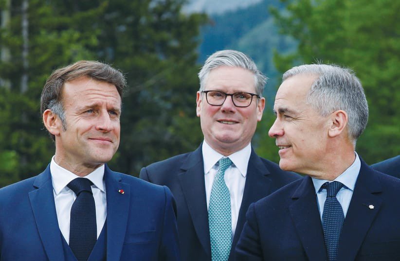 Osint613's tweet image. Israel should refuse to sell the Iron Beam to Macron, Starmer and Carney.
