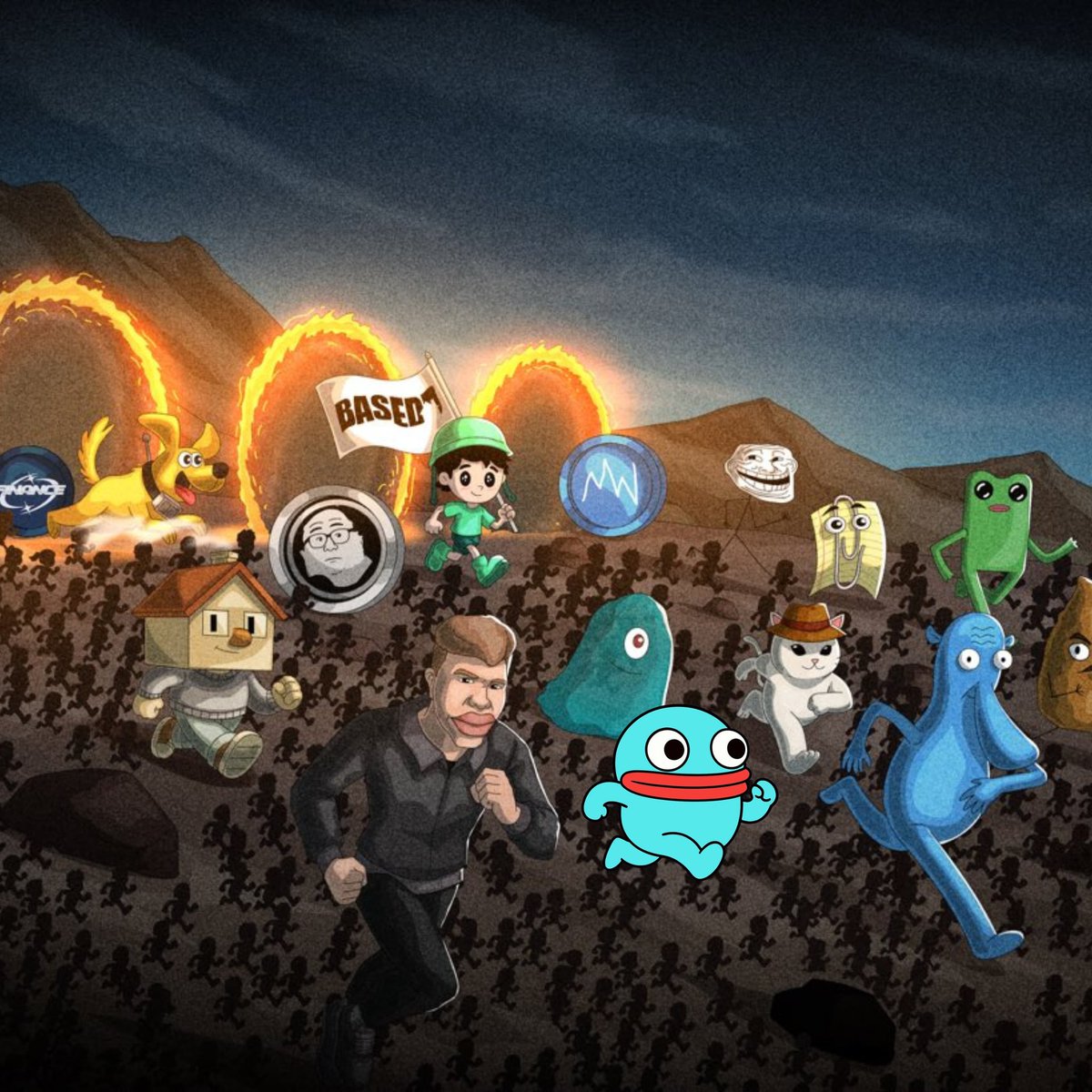 Villian_ETH's tweet image. AjYrUFkkvuh1JUfjtZEMNGT4oQh7bFNnziGBjWxypump

The narrative is simple: Toddlers don’t wait, they just grab stuff. $TOLS holders do the same. Strong memes, strong community, strong bags.