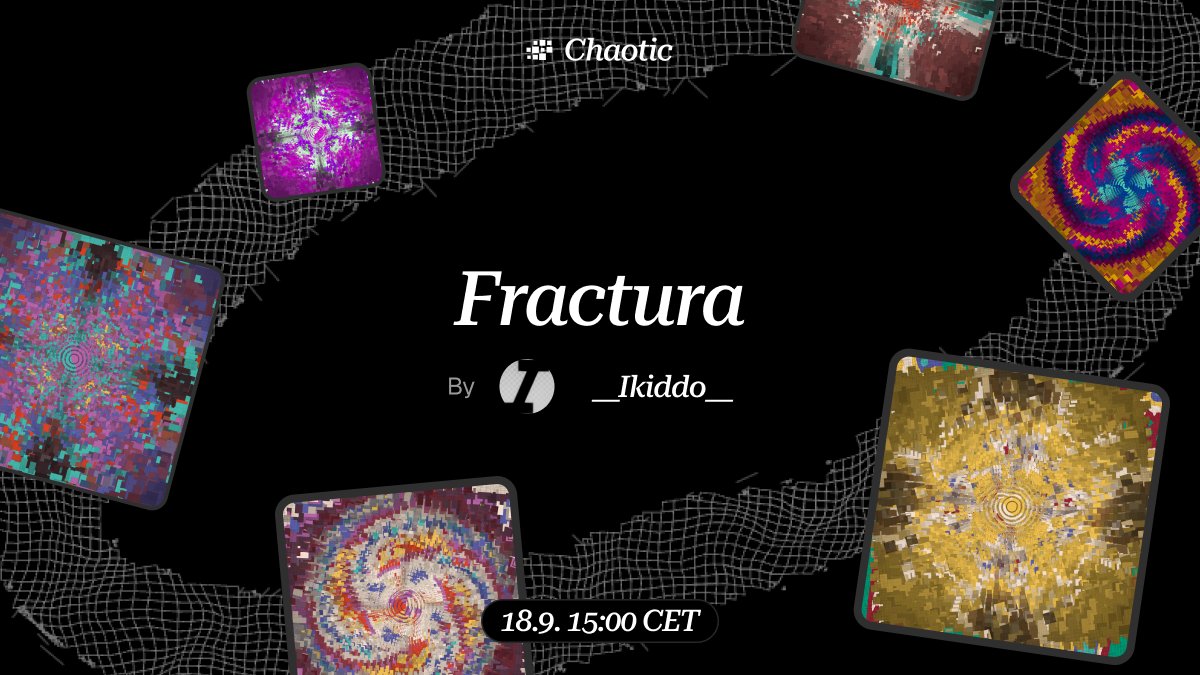 ChaoticApp's tweet image. 🌀 FRACTURA BY IKKIDO - LIVE NOW 🌀

48 FRAGMENTS OF INFINITE COMPLEXITY

where mathematics becomes hypnotic
every zoom reveals new worlds
order and chaos having a conversation