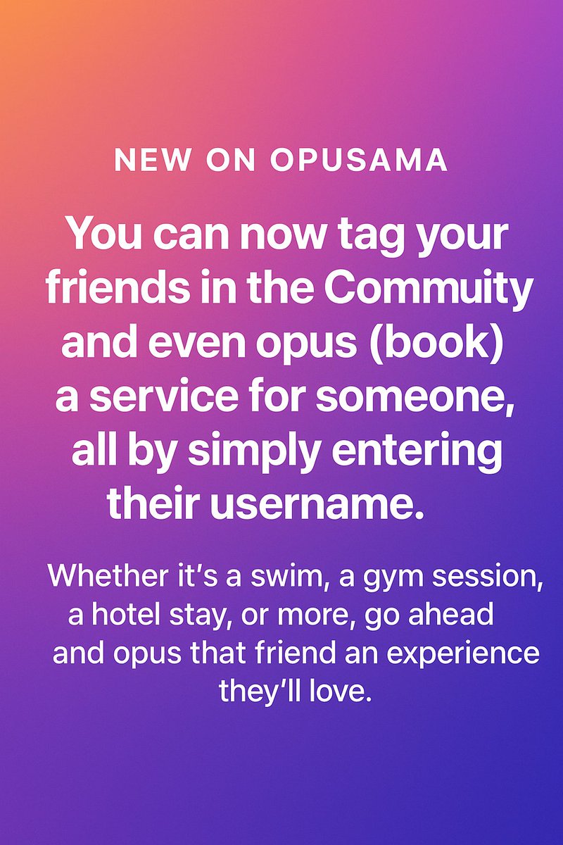 opusamaapp's tweet photo. New feature alert! 😜 
Looking to treat your friend? Opus that friend now on Opusama https://t.co/LyeipXUfzZ