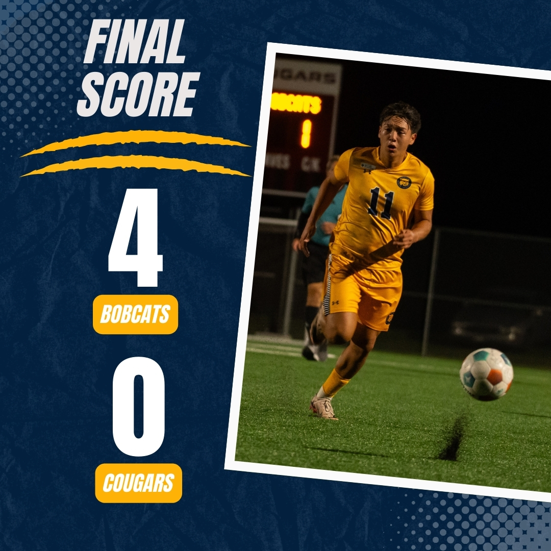 🤷‍♂️Short week? Don't matter.💥⚽️

The Bobcats won on Wednesday night under the lights at Brandon's new soccer complex vs. Assiniboine.

Next: BU hosts the CMU Blazers Sunday at HLC Field.