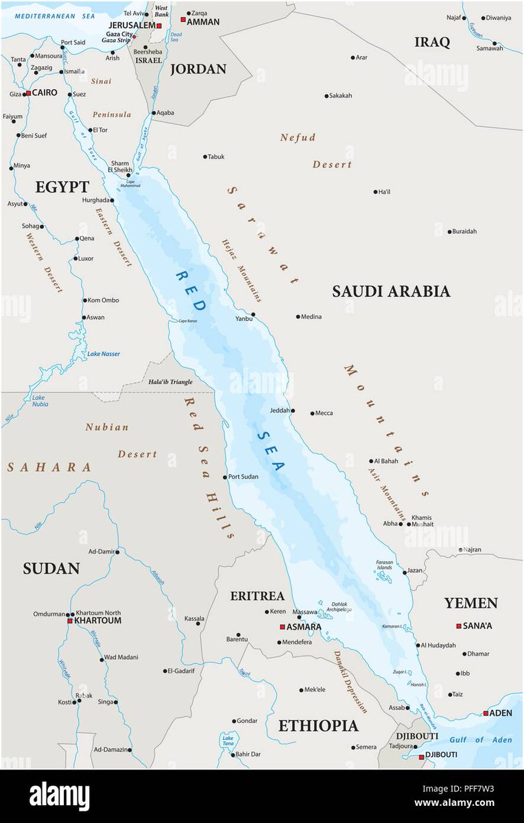 Watch out! The Red Sea is not Eritrea's alone  it also belongs to Djibouti, Yemen, Sudan, Somalia, Saudi Arabia, Israel, Jordan, and, last but not least, EGYPT. Any fight over the Red Sea means fighting with all of these countries.
