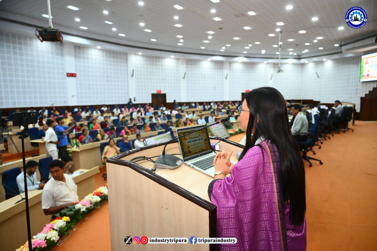 🌿 World Bamboo Day 2025 celebrated at Pragna Bhawan, Agartala, in the esteemed presence of Hon’ble Ministers Sushri <a href="/santanachakma59/">Santana Chakma</a>, Shri Animesh Debbarma &amp; Shri Brishaketu Debbarma, along with Dr. Sailesh Kumar Yadav, IAS, and other dignitaries