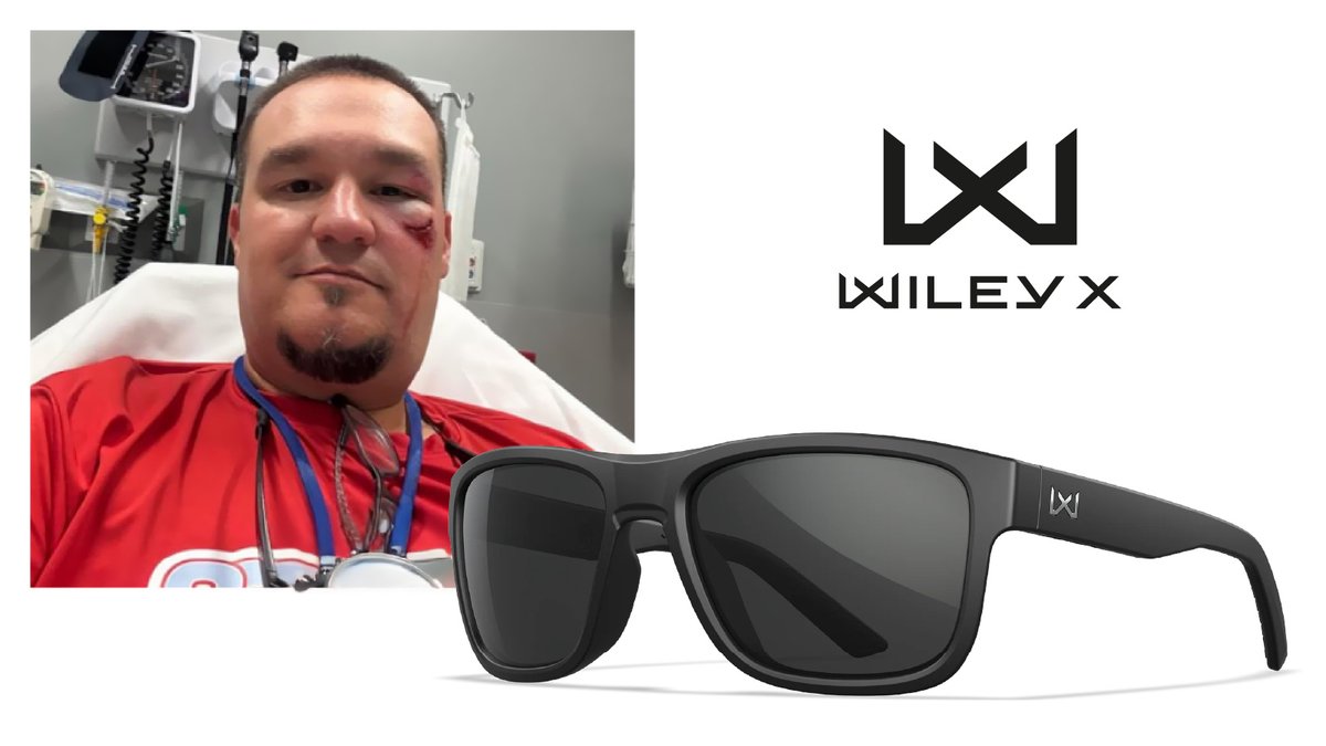 Safety isn’t optional—it’s essential.

When a foreign object struck Clay in the face at 60mph, his Wiley X sunglasses absorbed the impact and protected his vision.

The right gear doesn’t just perform—it protects lives.

bit.ly/WileyXglasses-3

#SafetyFirst #WileyX