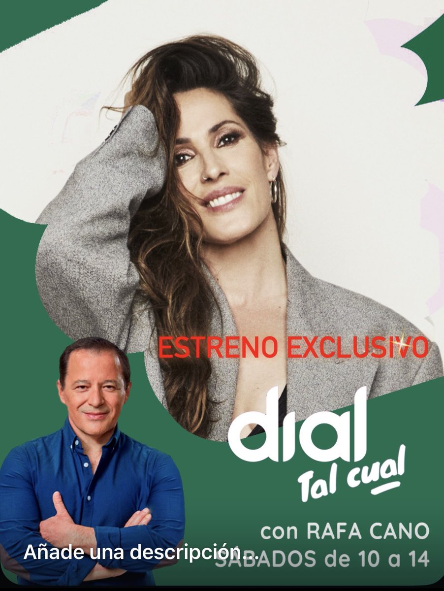 🔴EXCLUSIVA 
Este sábado en <a href="/Dialtalcual/">Dial Tal Cual</a> a las 11:00 am (una hora menos en Canarias), <a href="/_MaluOficial_/">Malú</a> preestrenará su nueva canción “Todo sabe a ti”. 
Una vez más, juntos y todos a la vez escucharemos su nueva canción por primera vez, esa es la magia de la RADIO