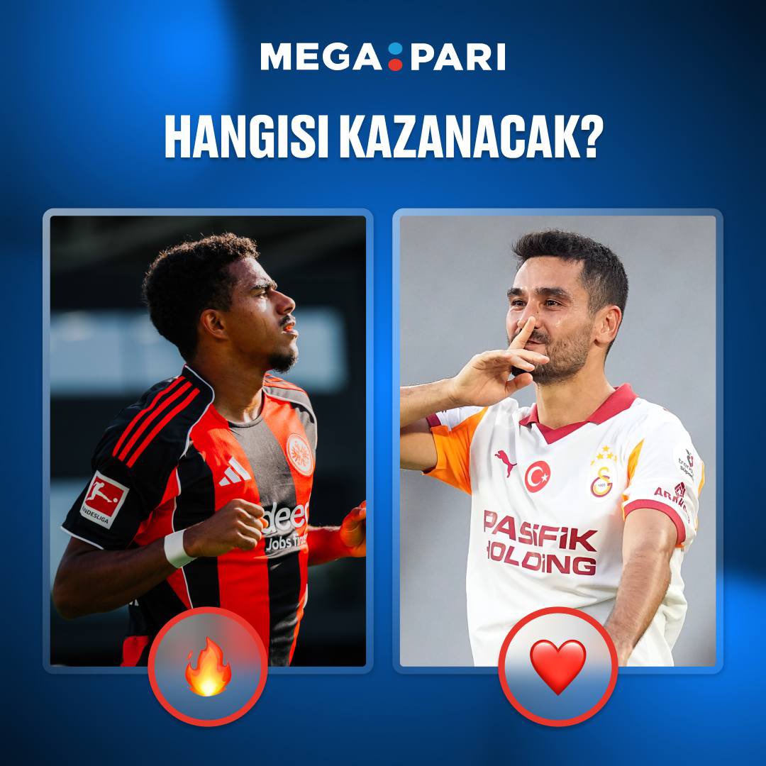 Bugün hepimiz Şampiyonlar Ligi maçında Galatasaray'ı destekliyoruz! 🇹🇷

Sizce hangi takım kazanacak? 

Fikirlerinizi paylaşın! Megapari'ye bahis yapın! 💵