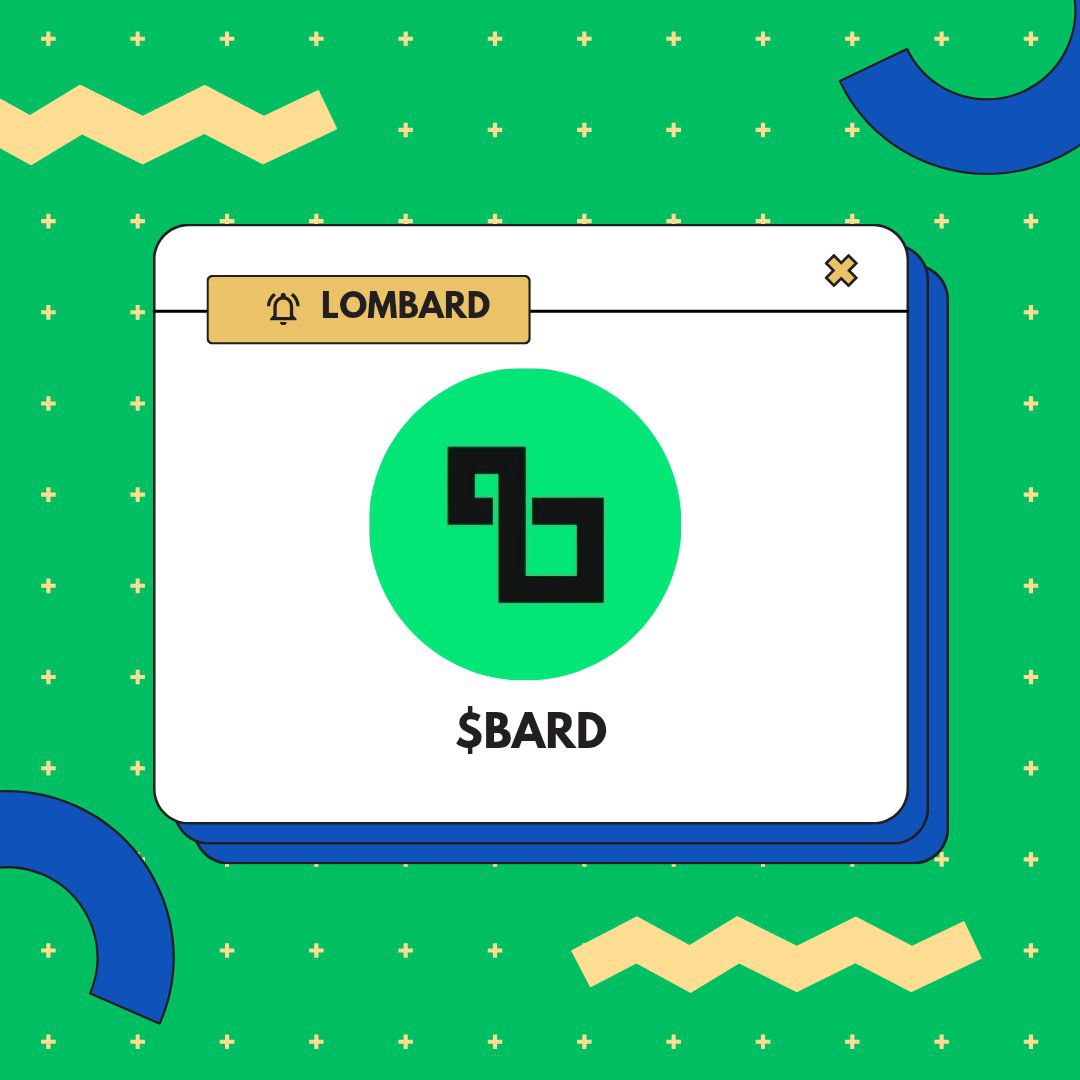 🎁 Win 10 $BARD! (5 Winners)

Celebrating the $BARD launch! I'm giving away 10 $BARD to 5 lucky winners.

To enter:

1. Follow <a href="/nas_dotcom/">AñàS</a> &amp; <a href="/Lombard_Finance/">Lombard</a>
2. Like &amp; Retweet this post
3. Tag 2 friends in a reply below

Bonus Entry: Quote this tweet with your excitement for