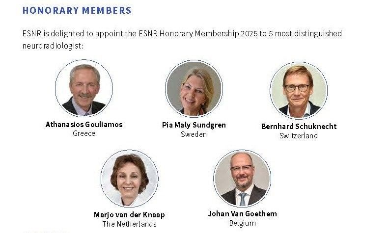 ESNRad's tweet photo. #ESNR25 Opening Ceremony is over: here are our new Honorary members and Award recipients!
π
#Neurorad #ThisIsESNR https://t.co/xHXSYbUdeF