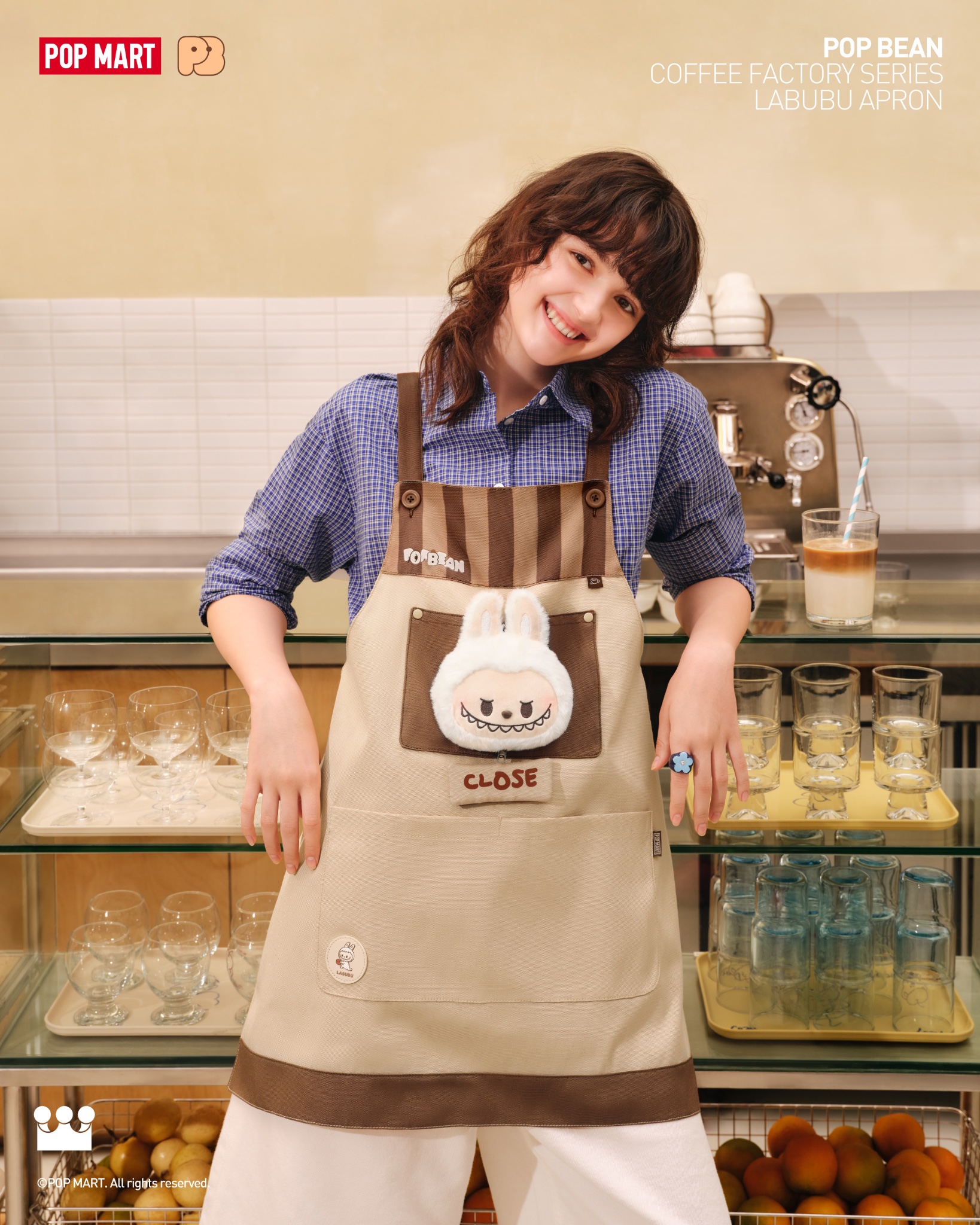 POP BEAN コーヒーファクトリーシリーズ　popmart ポップマート POP NOW:POP BEAN Coffee Factory Series-Decoration Charm