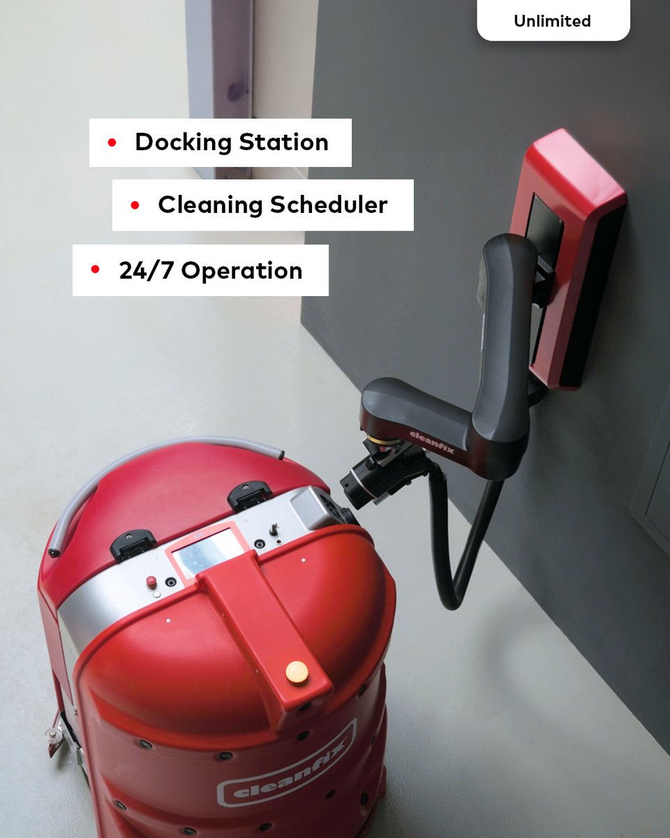 CleanfixRobot's tweet image. The RA660 Navi XL’s Trimlevels
➡️ Pure – modern autonomous cleaning
➡️ Connect – remote control & reports
➡️ Unlimited – highest autonomy with docking station
➡️ Server – fleet management for complex environments
From warehouses to airports, hospitals to production halls.