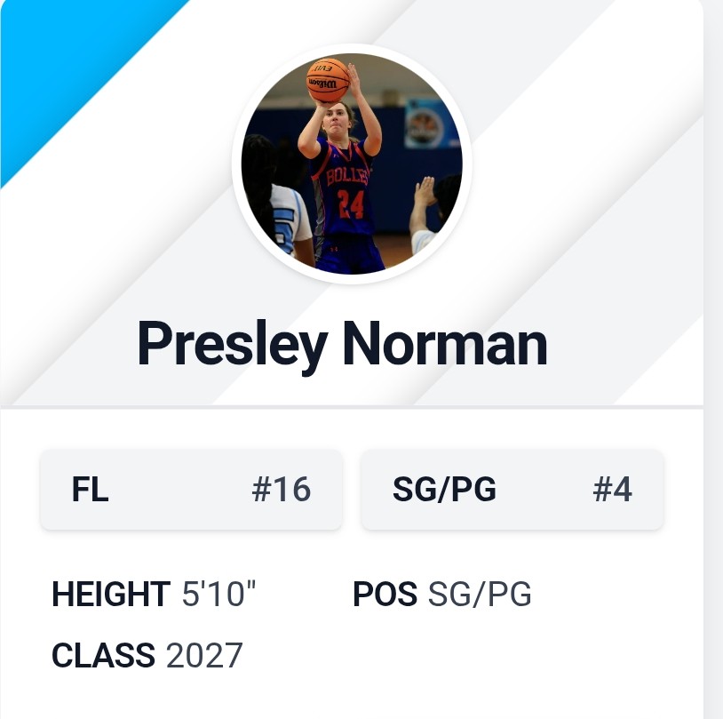 Enjoyed playing fulltime PG for <a href="/BollesHoops/">Bolles Girls Basketball</a> last weekend.  🙏🙏 <a href="/hunterkeithl/">Keith Catfish Hunter</a> and <a href="/PGHFlorida/">Prep Girls Hoops Florida</a> for attending and the eval!! 🧡💙