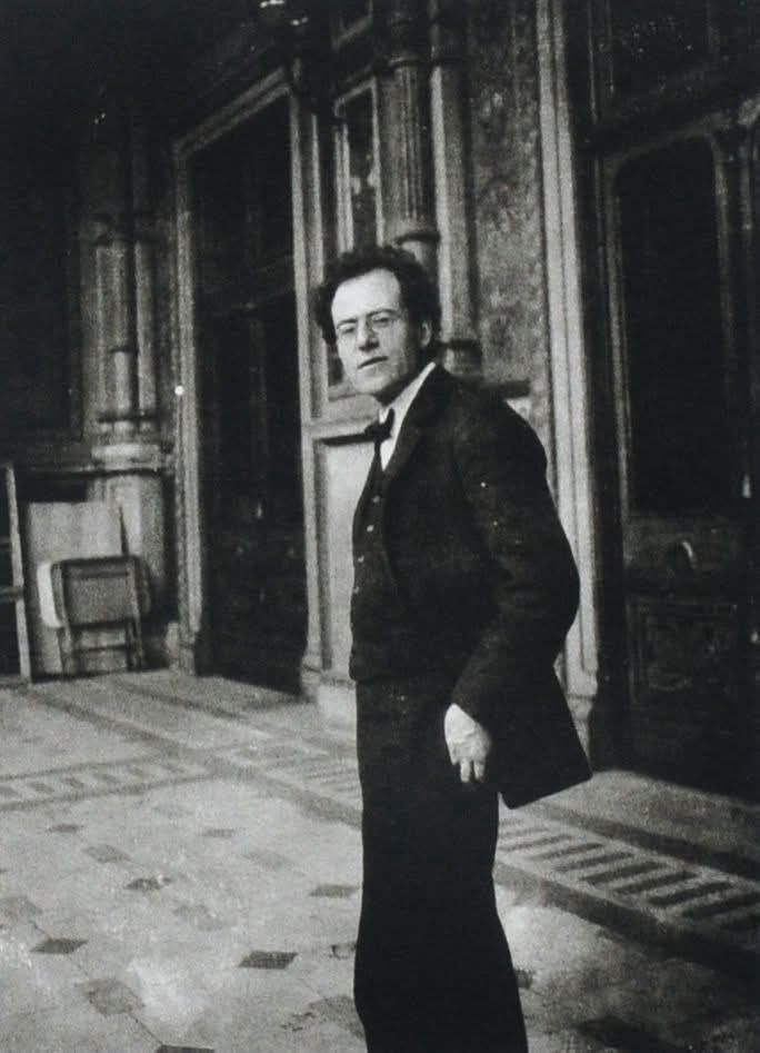 Gustav Mahler in the Vienna Court (now State) Opera, of which he was the director from 1897 until 1907.