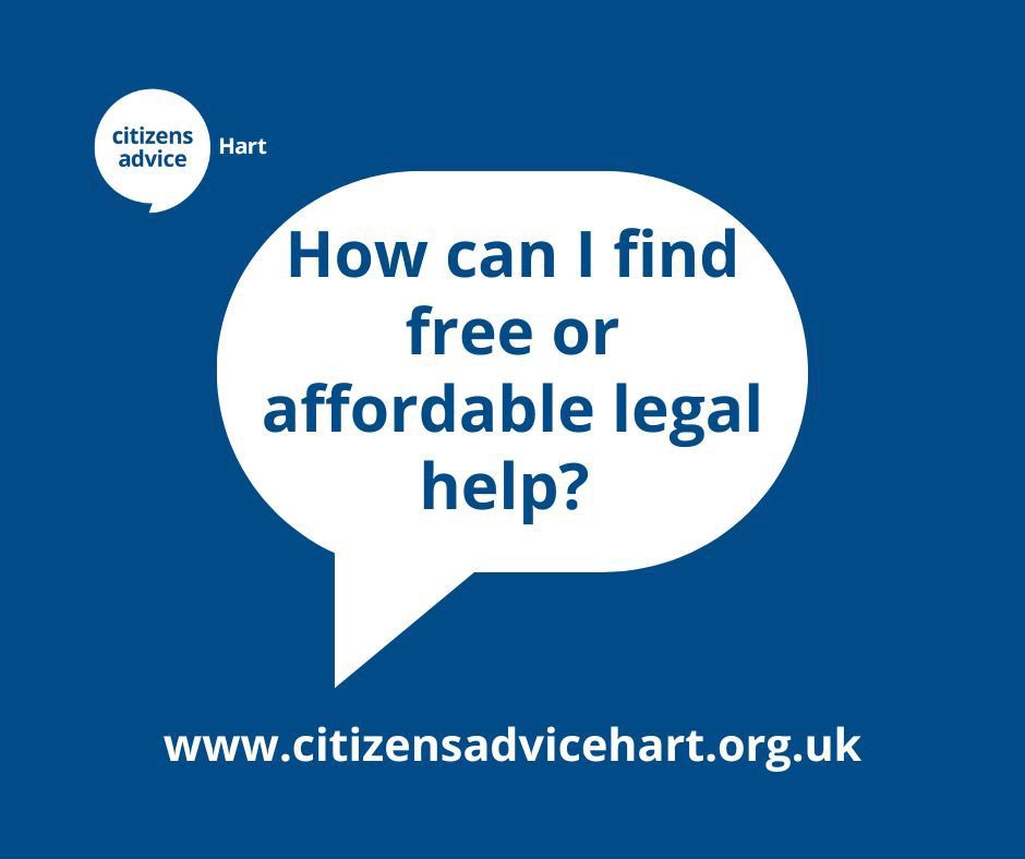 If you can’t afford legal advice or support in court, you might be able to get free or cheaper help like legal aid.

It’s important to check what help is available to you. Find out more ⬇️

citizensadvicehart.org.uk/how-can-i-find…

#legalhelp #legaladvice #legalaid #citizensadvicehart
