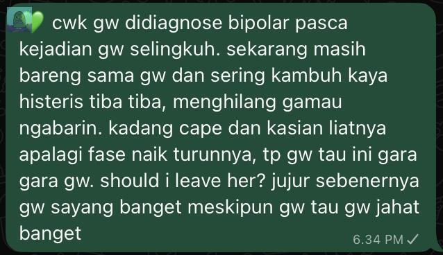 💚 salty aja ga papa, gw salah banget emang brengs*k