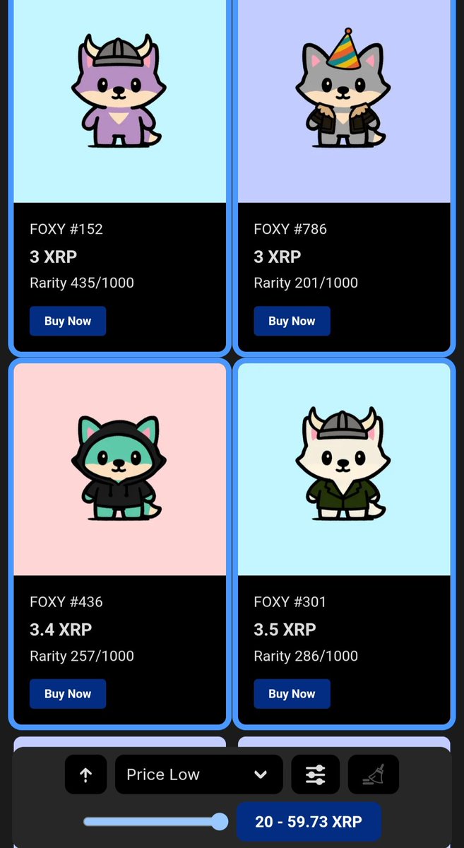 Gm🦊

If a legend sweeps 20 foxy(59XRP), the floor will hit 4XRP 🧡 

Send it higher