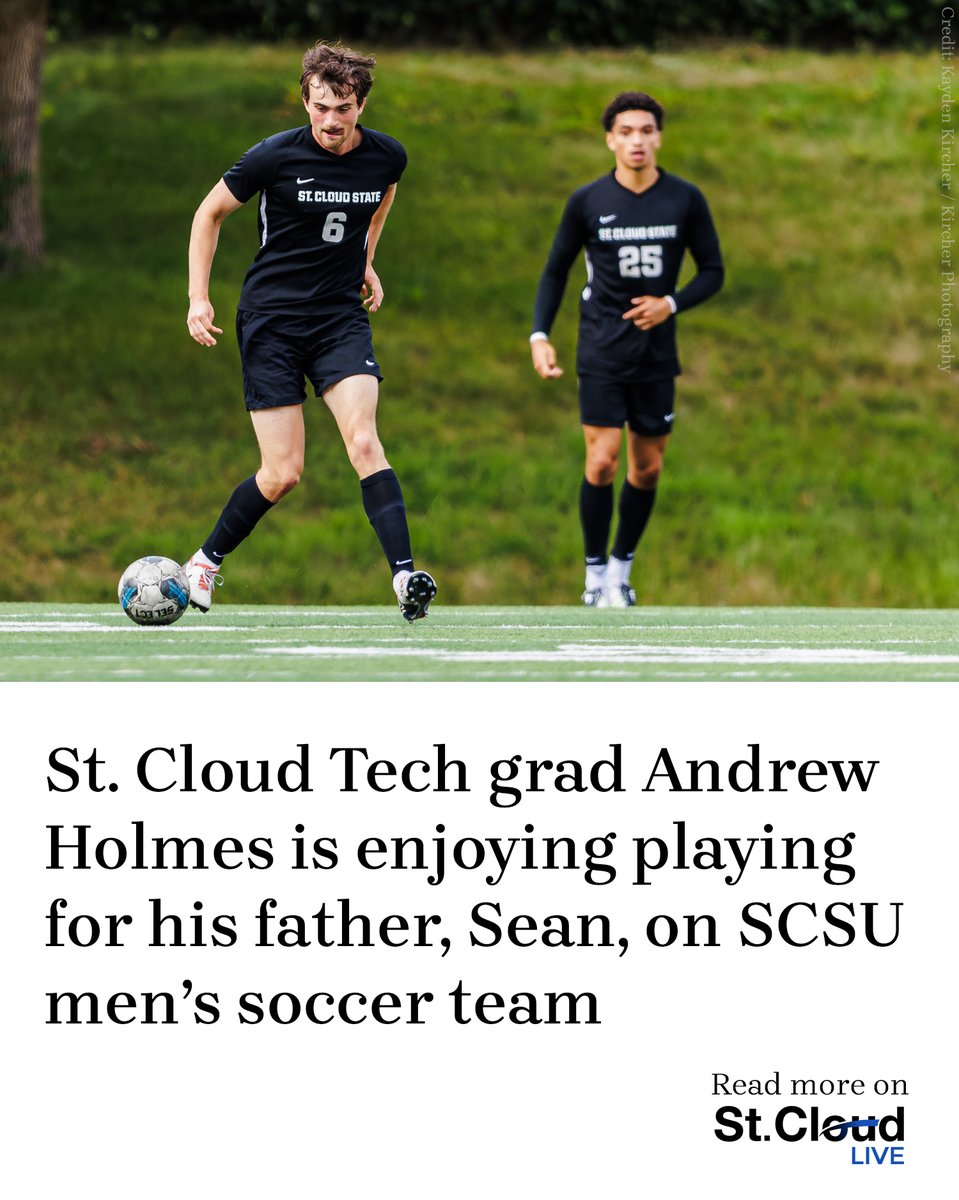 StCloudLive's tweet photo. Did you catch this feature on St. Cloud Tech grad and SCSU men's soccer player Andrew Holmes? Read it here: https://t.co/tVGjmtIvjb https://t.co/WKIqcaqyuU