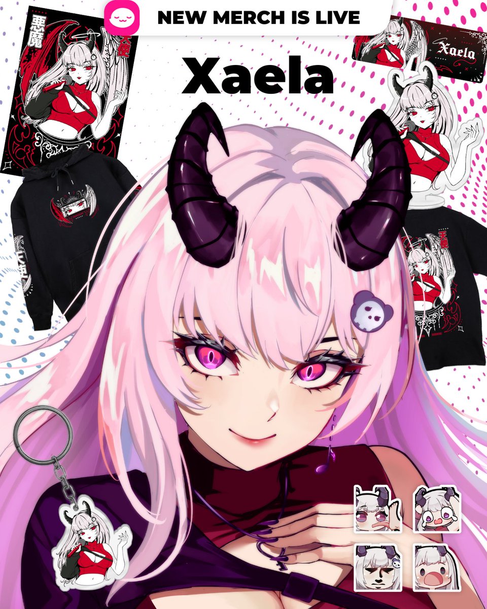 For the first time in four years...
XAELA HAS MERCH!~