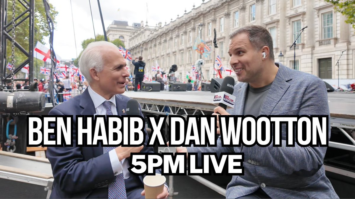 Tune in at 5pm as <a href="/benhabib6/">Ben Habib</a> and <a href="/danwootton/">Dan Wootton</a> talk Unite the Kingdom—and what is in the pipeline for Advance UK. 

youtube.com/live/bnoKuxhXe…