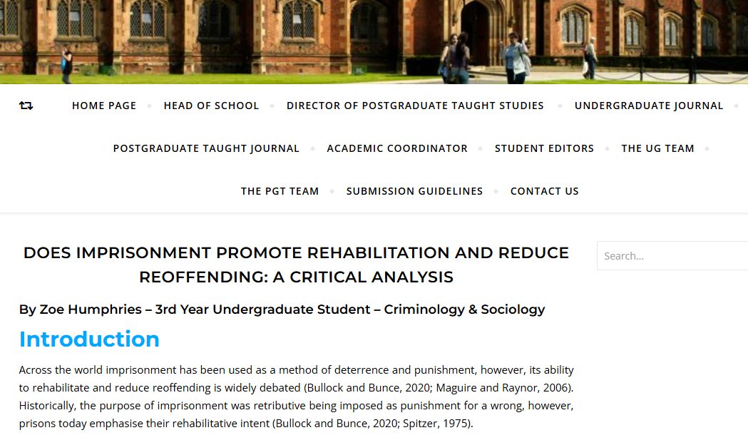 QUB Social Science Student Journal tweet media