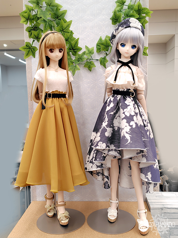 9/20(土) #アイドール大阪 に参加します。
ブースNO.「H23,24」
新作は60cm向けのスクエアスカート、60cm・40cm向けのミモレ丈スカートをご用意しています。
その他60cm・40cm向けのトップスやスカートなど。
下着はDD2.0(f3)対応のDD(M・L)サイズ中心です。
よろしければお立寄りくださいませ♪