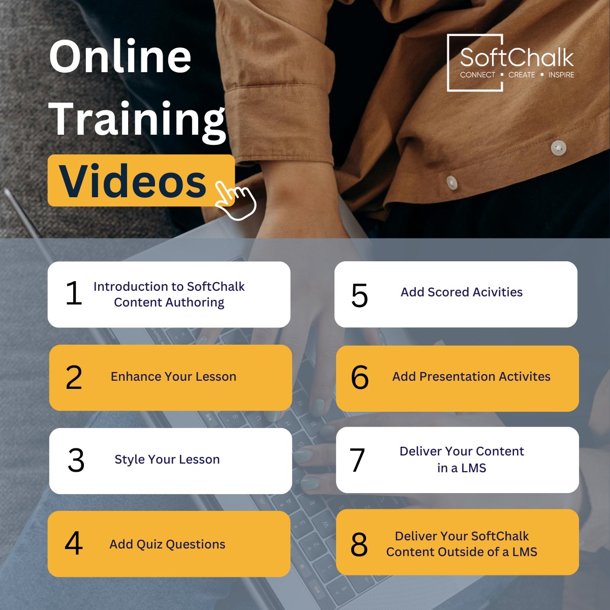 Learn Anytime, Teach Better! 🎥✨

Discover SoftChalk’s online training videos and unlock tips, tricks, and step-by-step guides to create interactive lessons with confidence.🚀📚

👉 Start exploring: hubs.ly/Q03JWXGq0