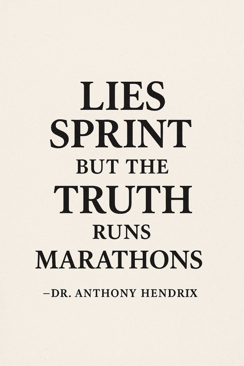 Not just misinformation. Disinformation. In a world of lies, Believers must love the truth—even when it’s uncomfortable. 

#TruthRunsMarathons #FaithAndTruth