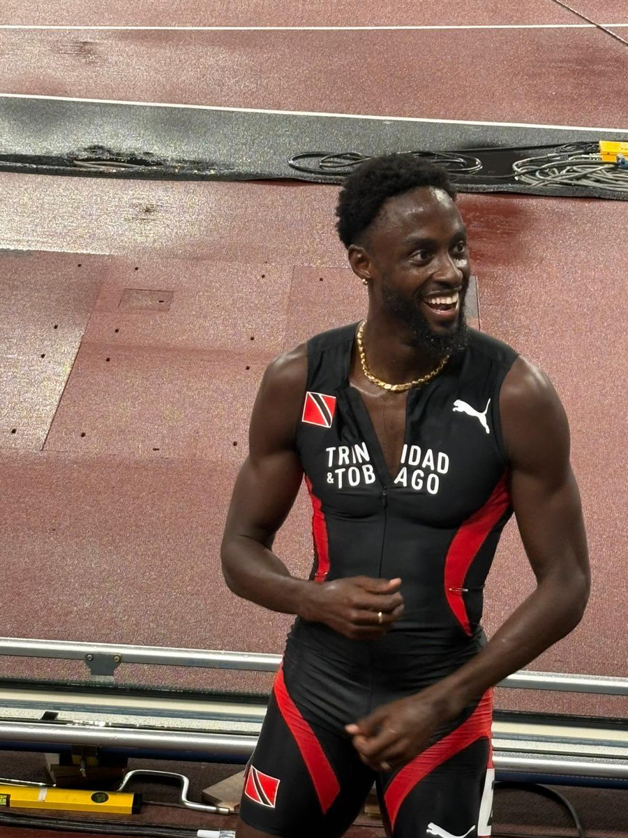 Congratulations to <a href="/Reemy_rich19/">Jereem “The Dream” Richards👑</a> 🇹🇹 on his outstanding 🥈 run in the men’s 400m at <a href="/WATokyo25/">東京2025世界陸上/World Athletics Championships Tokyo 25</a> in 🇹🇹 national record of 43.72 — from lane 2!!! That is the fastest time ever run in lane 2, besting the 43.97A run by Larry James at the 1968 Olympic Games!!