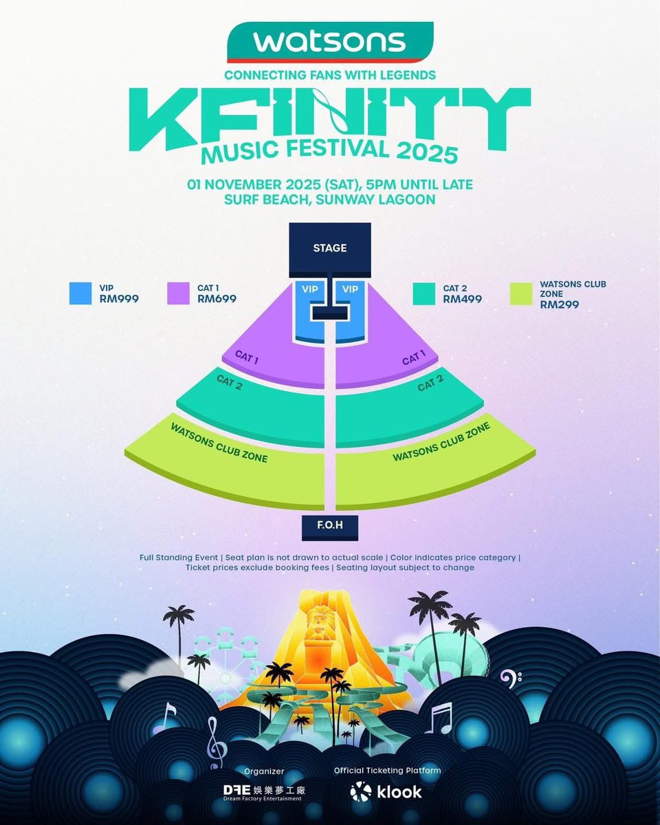 MYiKONICS's tweet image. 📢 iKONICs! 🎉

#JU_NE will be a part the lineup for KFINITY MUSIC FESTIVAL 2025 🇲🇾

📅 1 NOV 2025 (Sat) 📍 Surf Beach, Sunway Lagoon 🎫 Ticket Sale Starts: 30 SEPT 2025 | 1:00 PM 🎟️ klook.com

#KFINITYinKL #JUNHOE #구준회 @tkwpcnfak @iKONIC_143 @watsonsmy