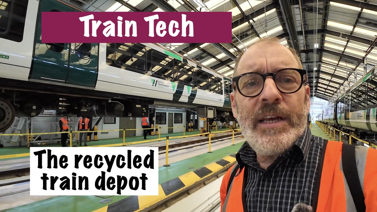 The recycled train depot! London Northwestern Railway unveils its new hi-tech  Bletchley train deport. The £80 million investment brings a redundant depot back into use. Click on the link to view youtu.be/naMpG4E2GT8
