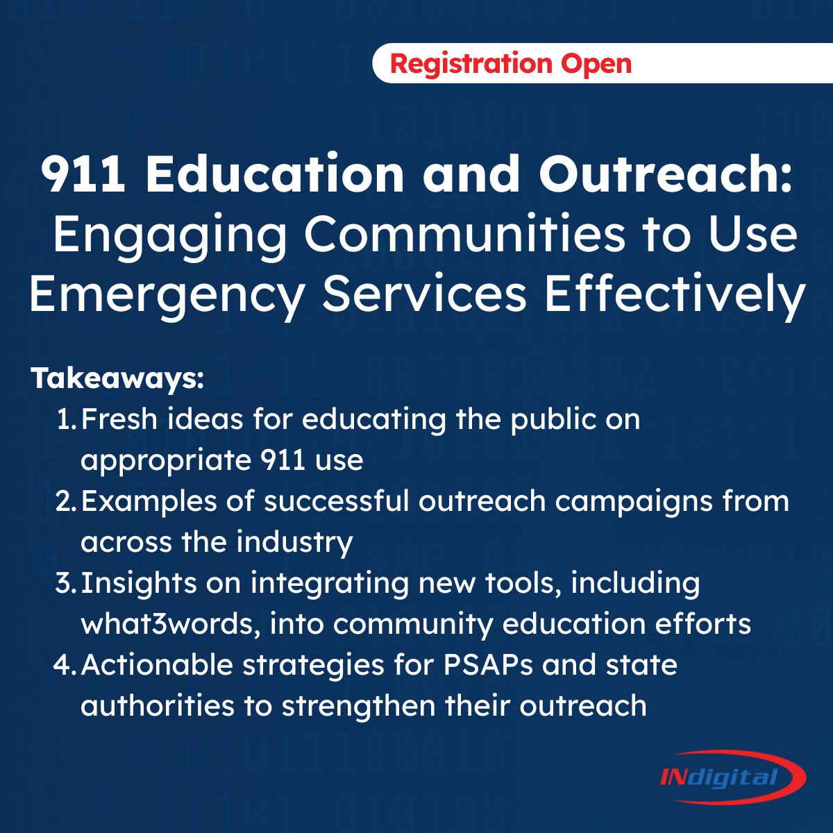 Have you claimed your seat yet?

Join us on Thursday, September 25, at 11 AM ET for a conversation on public education and outreach initiatives that work.

Register now: hubs.la/Q03HCvBD0