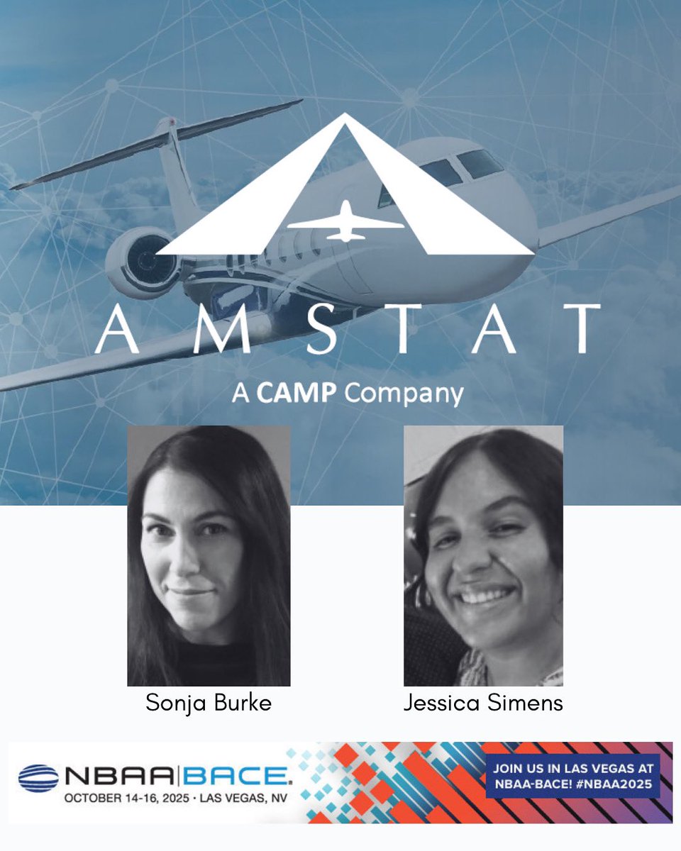 We’re excited to be part of NBAA-BACE 2025 in Las Vegas!
 
Sonja Burke, Customer Service Manager, and Jessica Simens, Customer Service Representative, will be there to connect with industry peers and share what’s new.
 
Stop by booth 2575 to meet the team and learn more about our