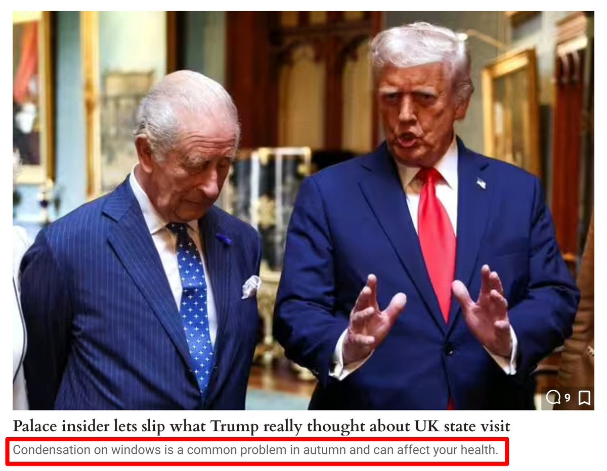 Sometimes the Daily Express's content management system screws up and puts an entirely different spin on a story.