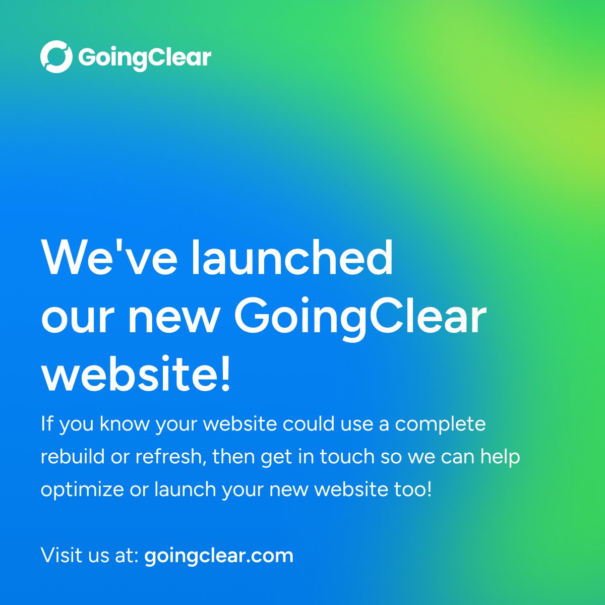 GoingClear | Digital Agency tweet media